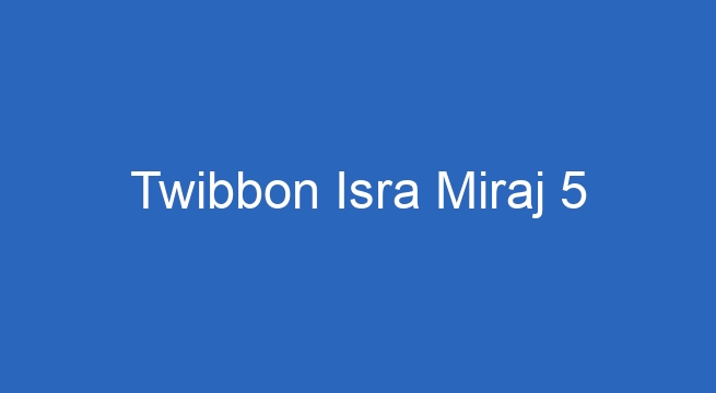 twibbon isra miraj 5 46847